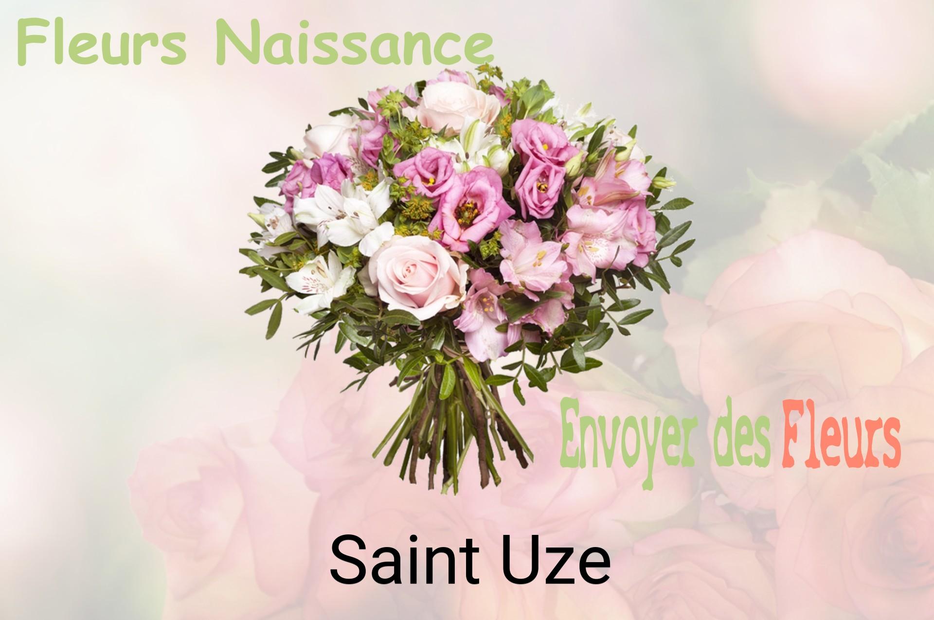 Bouquet de fleurs de naissance livré à Saint-Uze